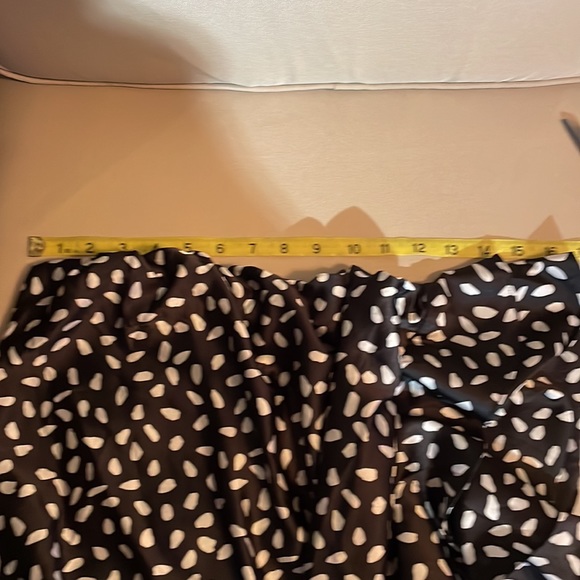 Leche Polka Dot Rouched and Ruffled Mini Skirt - Picture 9 of 9